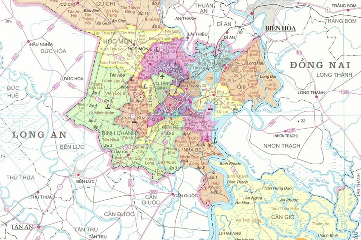 Tích hợp đa dữ liệu trên cùng một bản đồ số