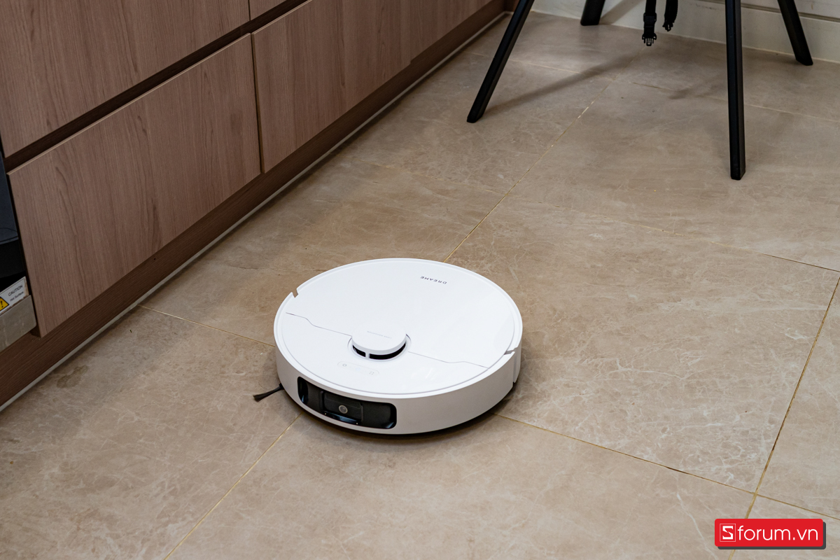 Nên để chế độ lau lại 2 lần trên ứng dụng Dreame Home để đảm bảo khu vực sàn đó được làm sạch nhất có thể