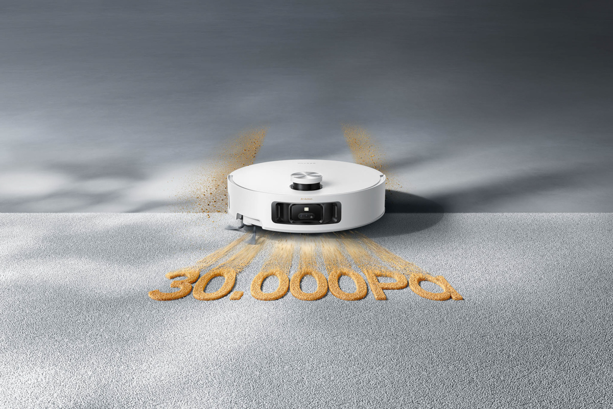 30,000Pa giúp Dreame Aqua 10 Roller mang đến lực hút mạnh mẽ hàng đầu hiện nay