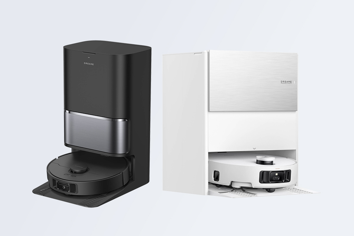 Dreame L10s Ultra Gen 3 bên trái và Dreame Aqua 10 Roller bên phải