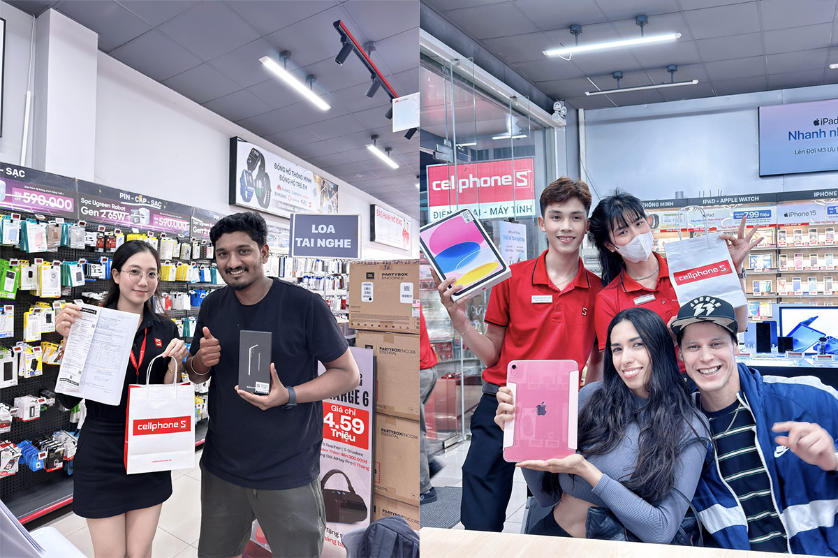 Foreign customers have purchased at CellphoneS