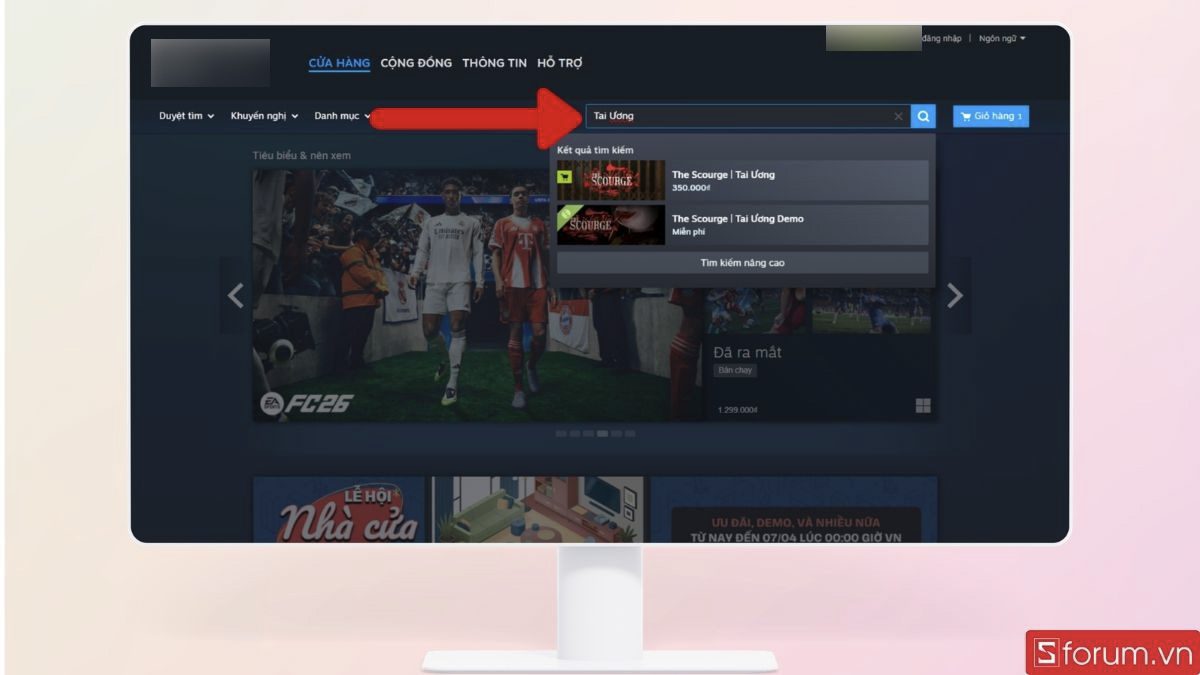 Nhập từ khóa Tai Ương trong ô tìm kiếm