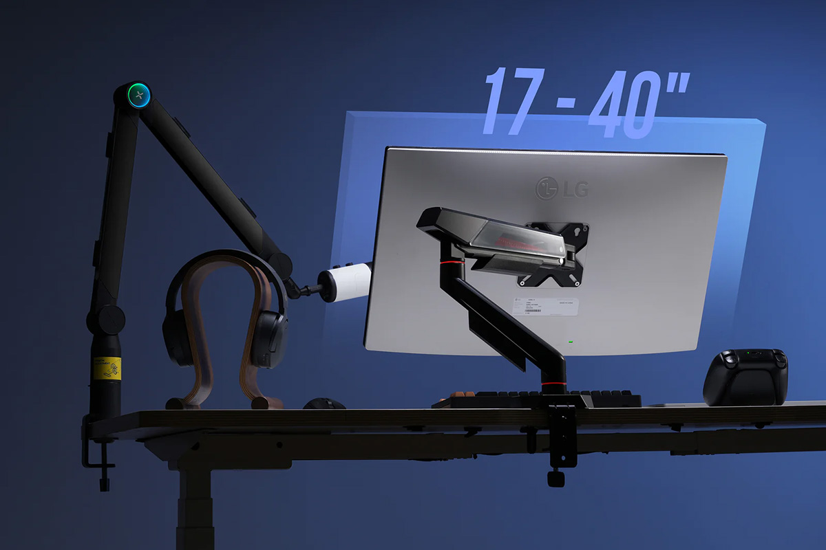 Arm màn hình Alpha Pro Gen 2 có thể treo màn hình kích thước từ 17 - 40 inch