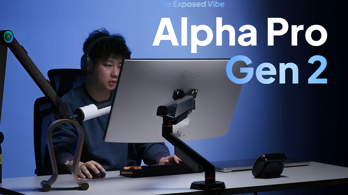 HyperWork ra mắt arm màn hình Alpha Pro Gen 2: Thiết kế lộ trợ lực đậm chất gaming, hỗ trợ màn hình đến 40 inch HyperWork ra mắt arm màn hình Alpha Pro Gen 2: Thiết kế lộ trợ lực đậm chất gaming, hỗ trợ màn hình đến 40 inch
