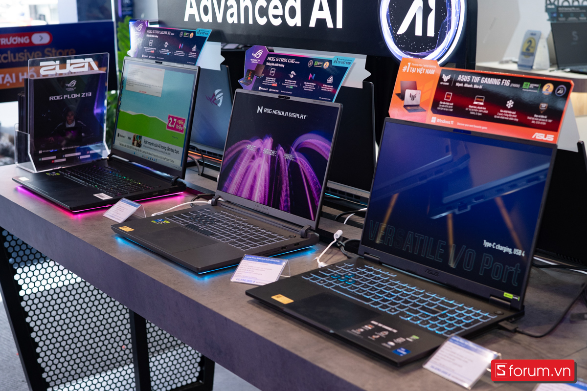 Loạt laptop gaming cấu hình cao tại ASUS Exclusive Store