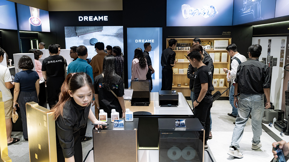 Dreame khai trương cửa hàng flagship đầu tiên, giới thiệu bộ ba sản phẩm cao cấp