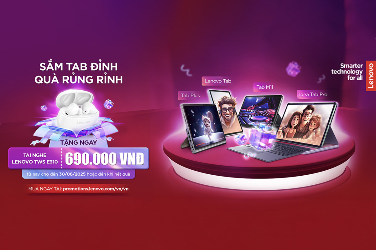 Chương trình khuyến mãi hấp dẫn của Lenovo