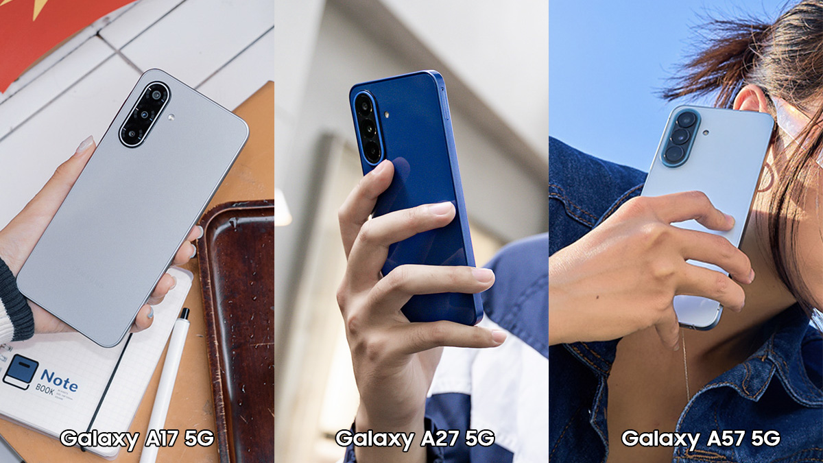 Chỉ từ 5 triệu đã có Galaxy A Series 5G, tốc độ vượt trội, mượt mà từ giải trí tới liên lạc!