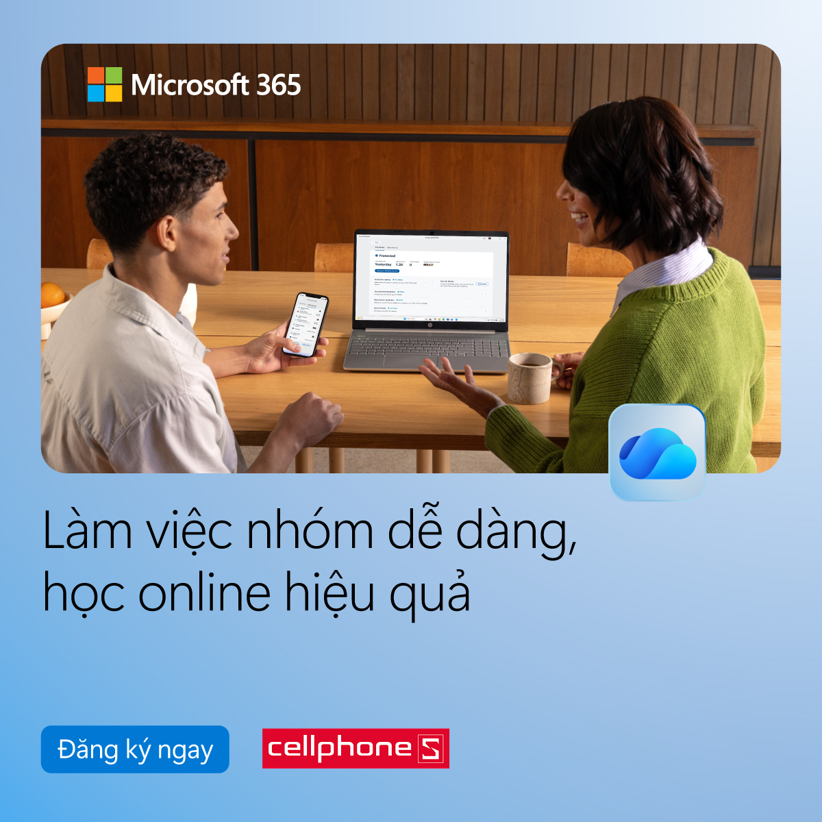 Microsoft 365 – Người bạn đồng hành giúp học sinh, sinh viên học thông minh và làm việc hiệu quả hơn mỗi ngày 