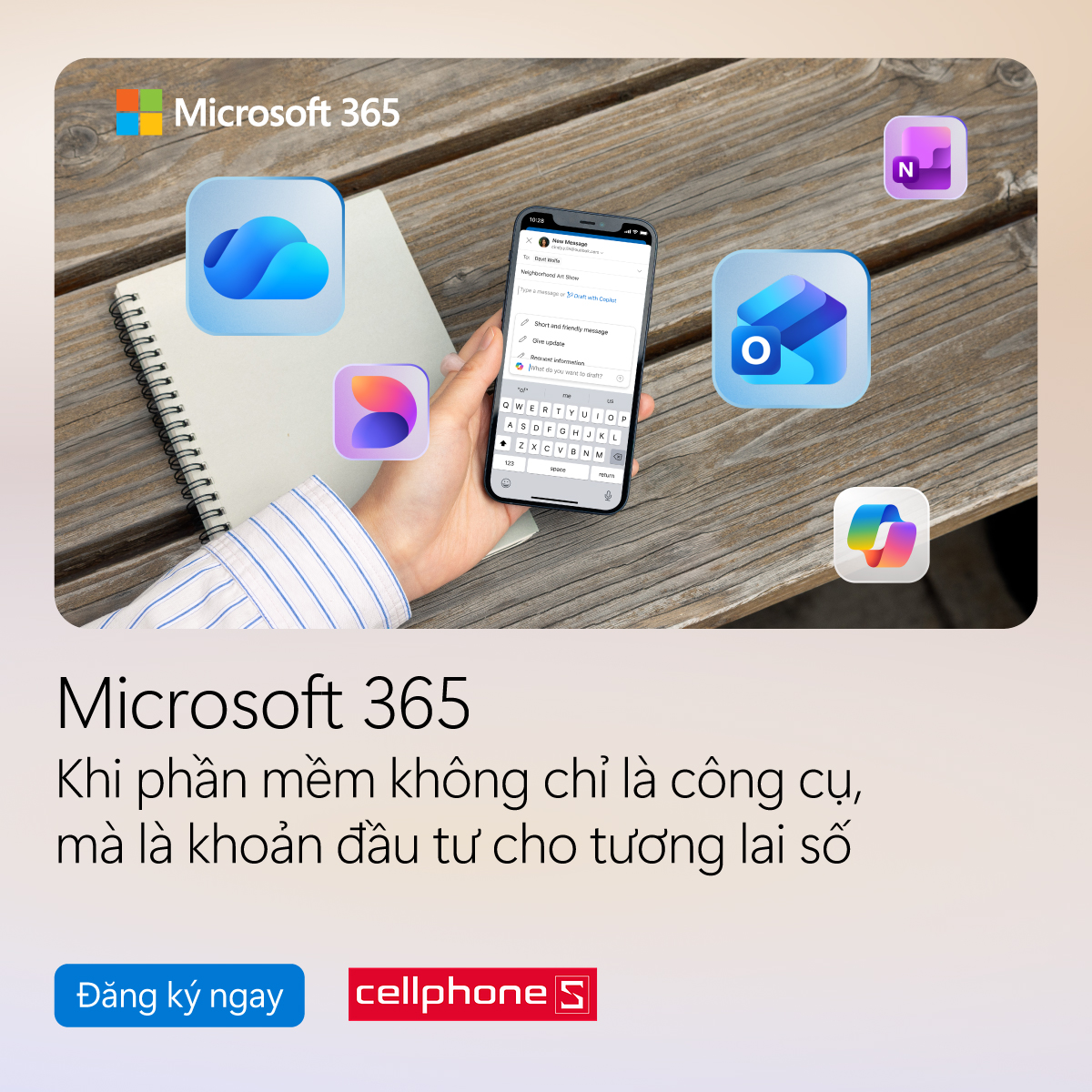 Microsoft 365 – Khi phần mềm không chỉ là công cụ, mà là khoản đầu tư cho tương lai số
