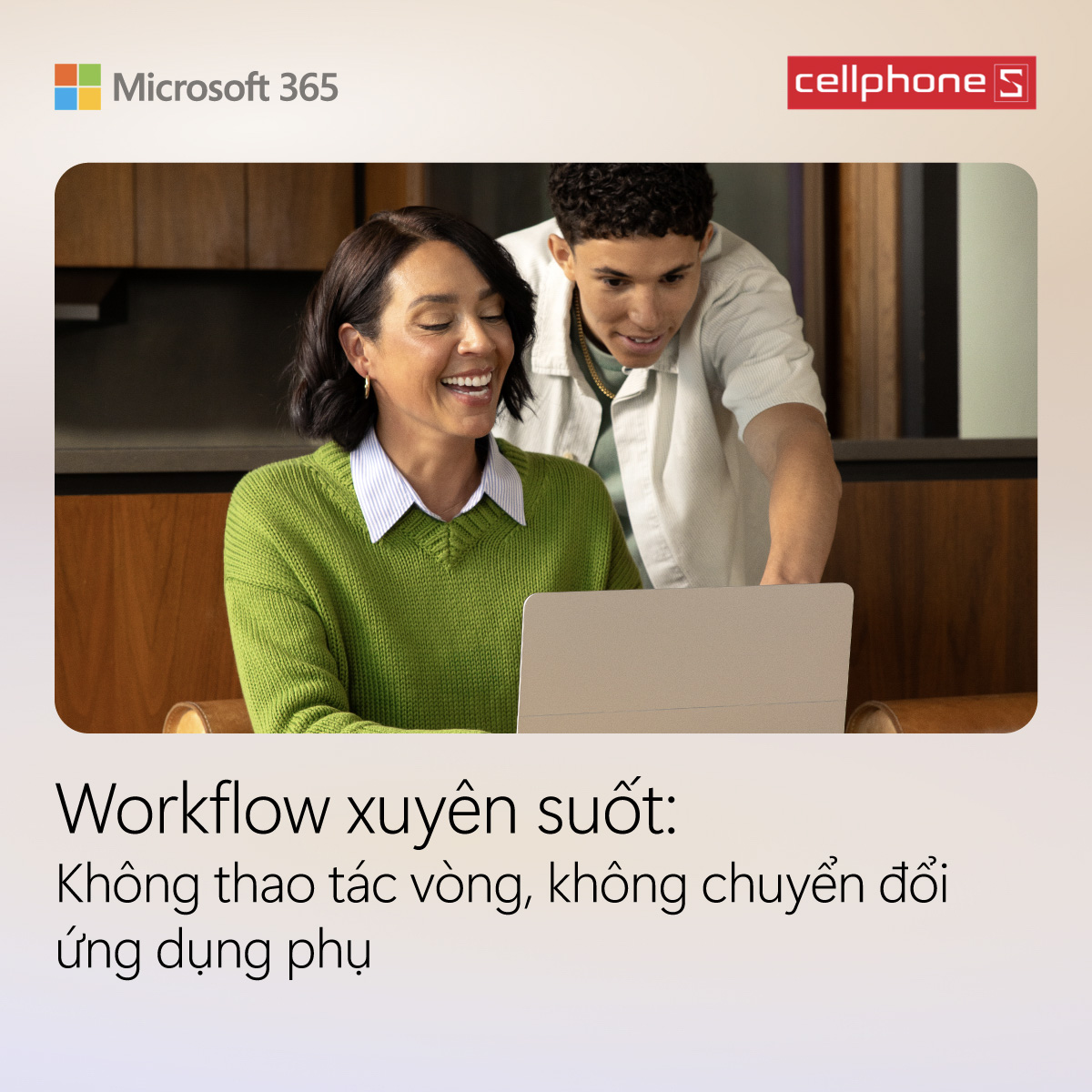 Phát huy trọn vẹn hiệu năng làm việc với Microsoft 365 trên laptop Windows 11