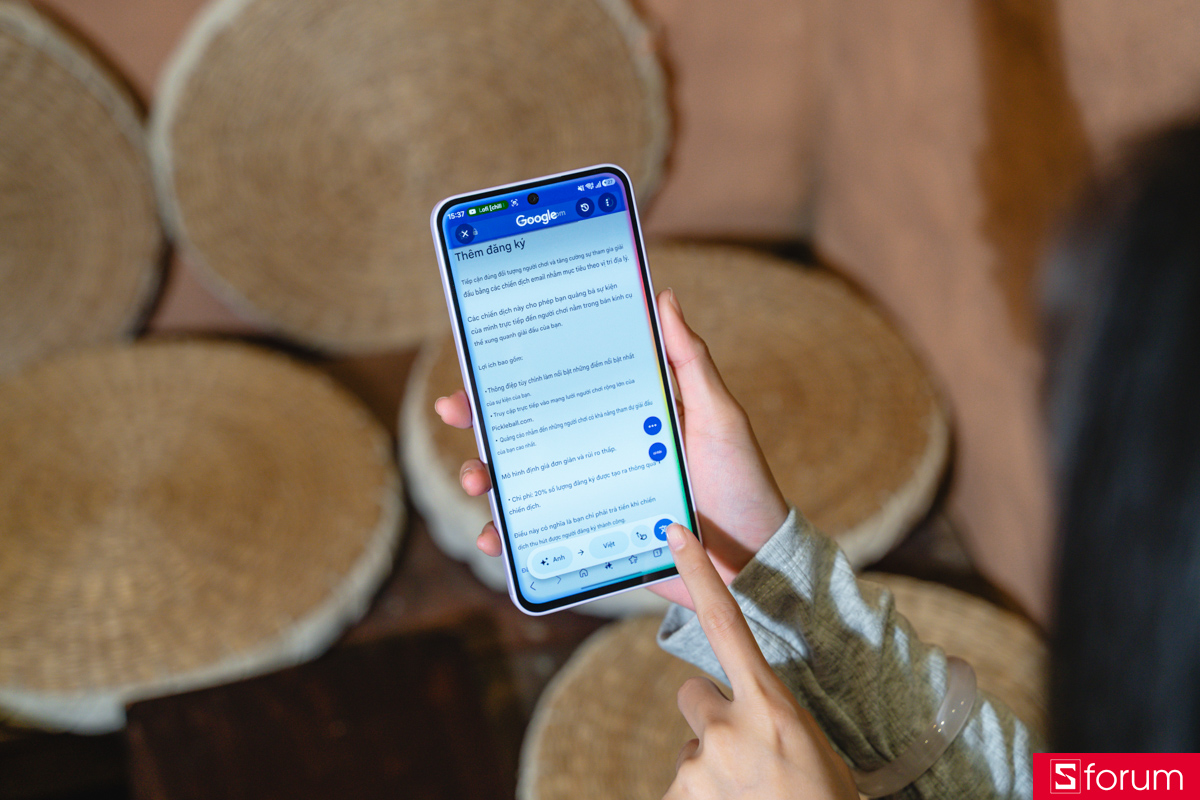 Nét căng với Galaxy A37 5G 12