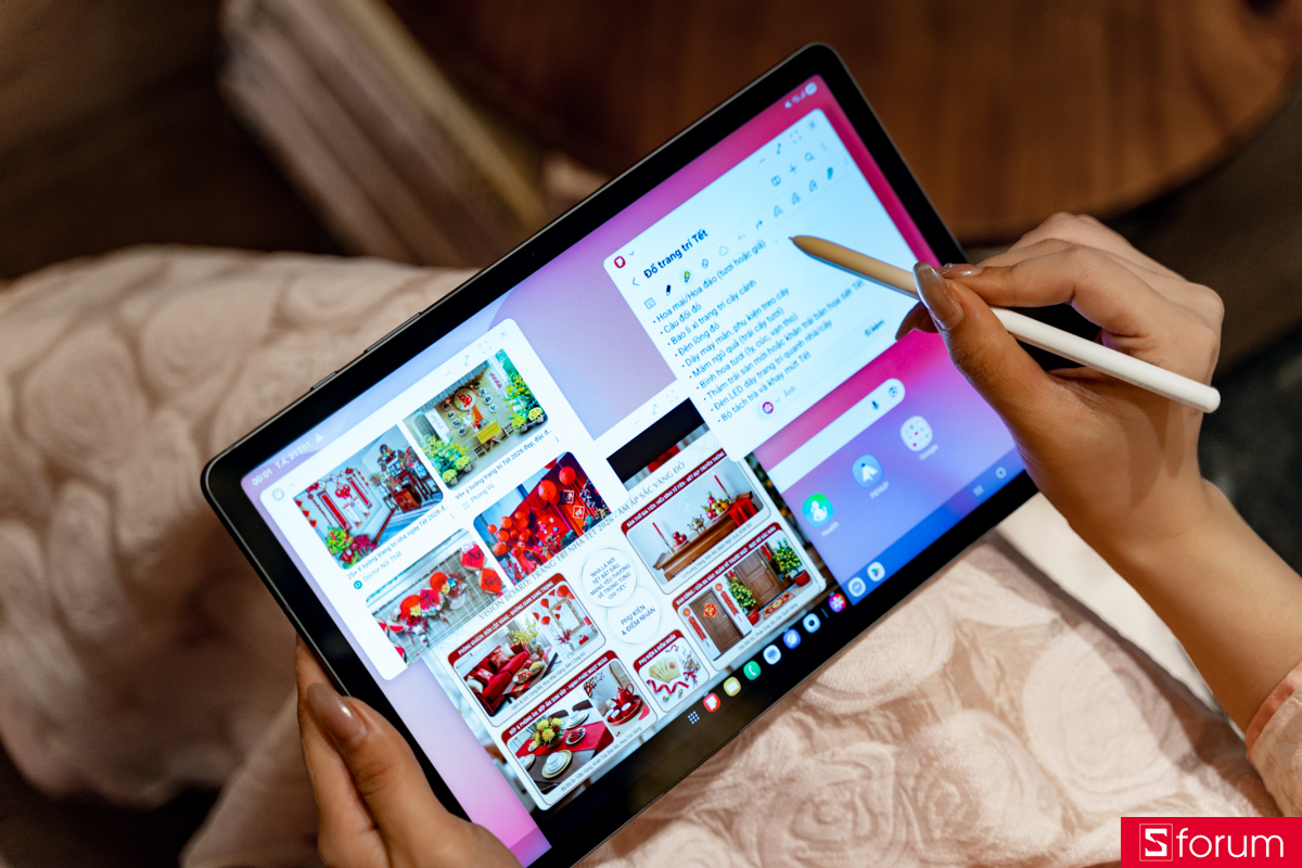 Galaxy Tab S10 Lite sáng tạo tết mới