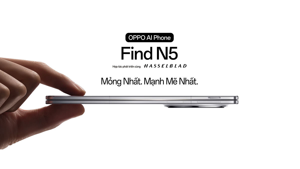 Sự kiện ra mắt OPPO Find N5 tại Việt Nam