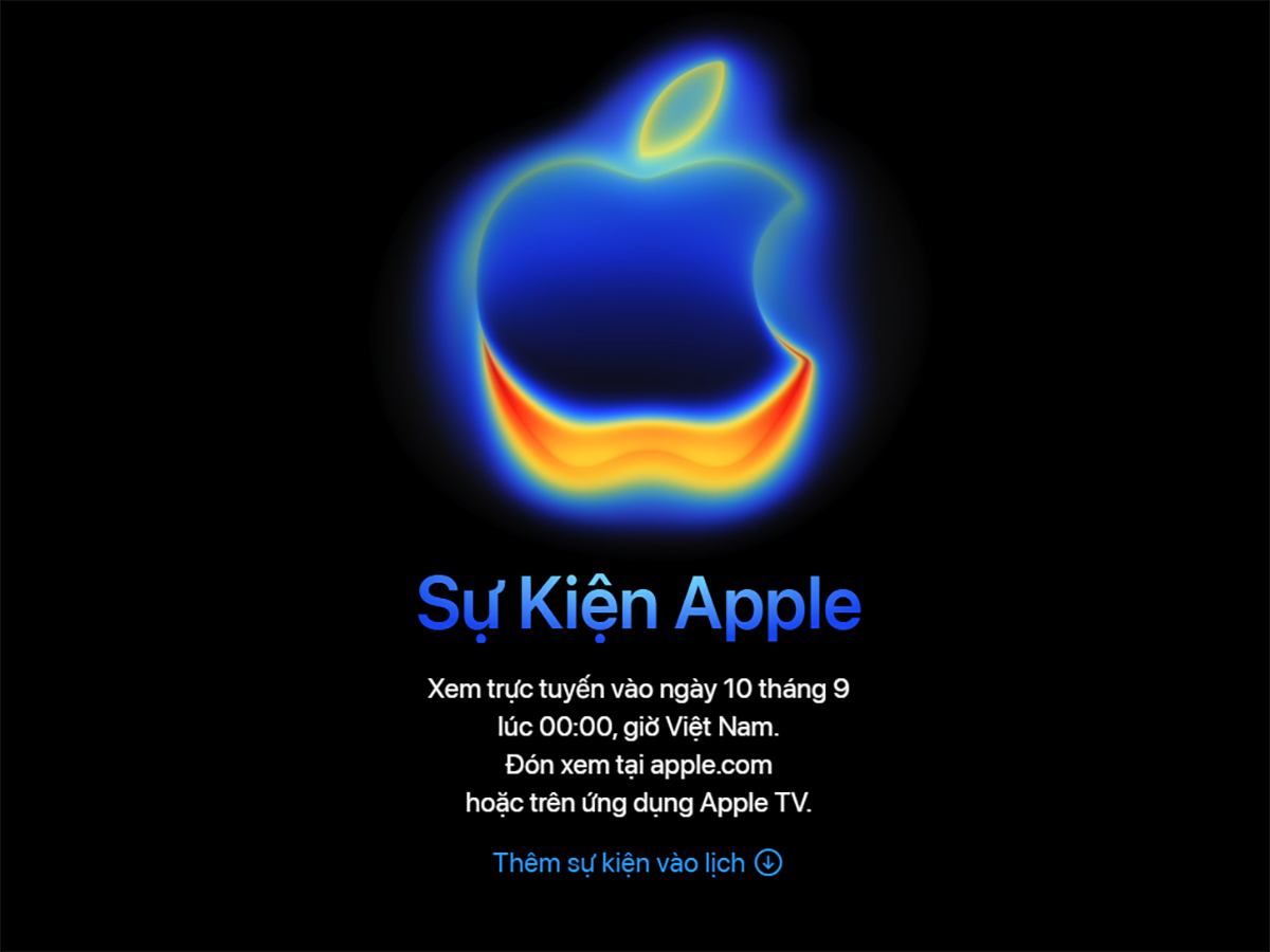 Apple tổ chức sự kiện mới vào ngày 10/9