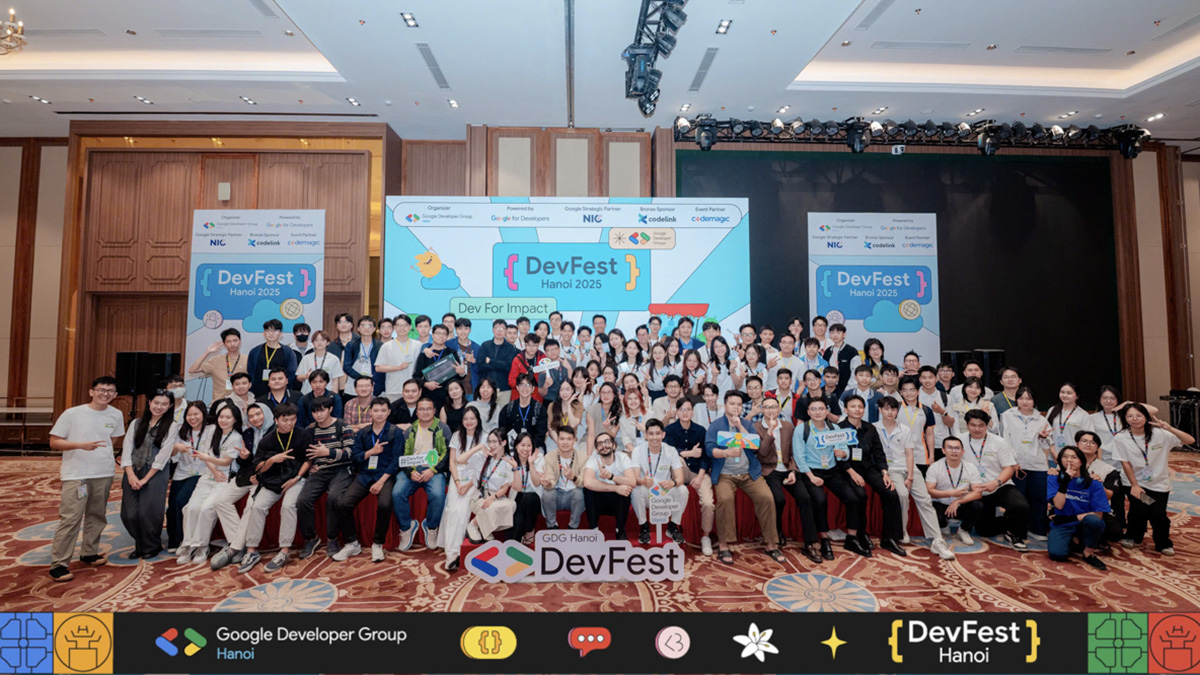 Toàn cảnh GDG DevFest Hanoi 2025: Lan tỏa thông điệp công nghệ tạo ảnh hưởng vì cộng đồng Toàn cảnh GDG DevFest Hanoi 2025: Lan tỏa thông điệp công nghệ tạo ảnh hưởng vì cộng đồng
