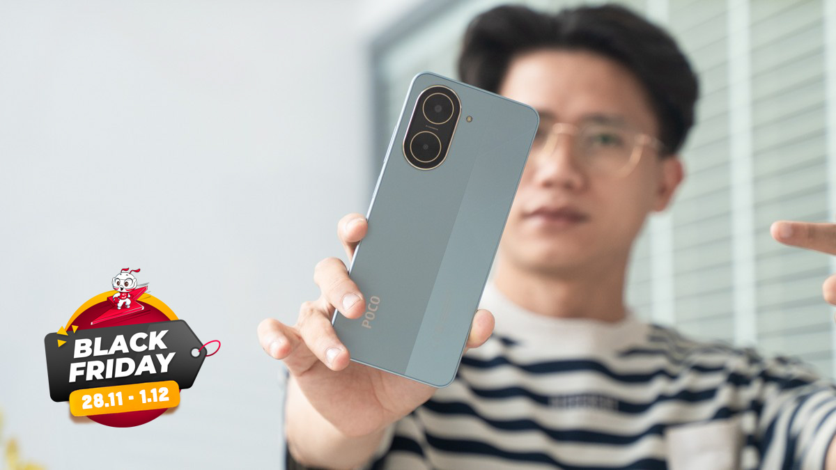 Trên tay smartphone siêu rẻ của Xiaomi sale dịp Black Friday: Hơn 2 triệu có màn hình 6.8 inch, 120Hz, pin 5200mAh