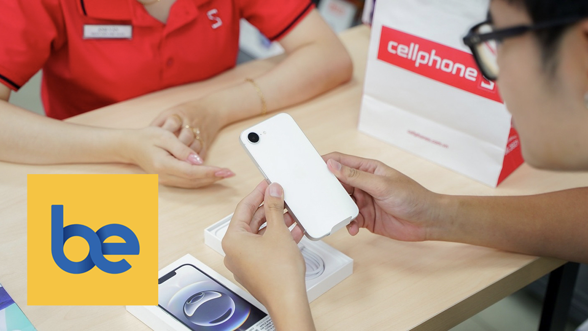 Ưu đãi độc quyền dành cho tài xế BE: Giảm ngay đến 300,000 đồng khi mua sắm tại CellphoneS