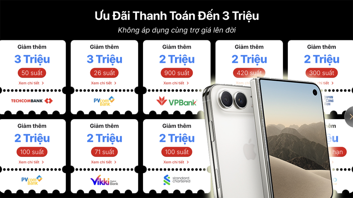 Mua iPhone Duo tại CellphoneS: Ưu đãi thanh toán đến 3 triệu đồng