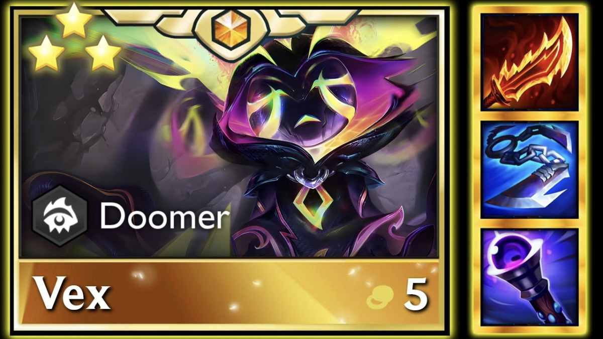 ĐTCL mùa 17: Cách chơi đội hình Vex - Graves chuẩn Exodia 17.5