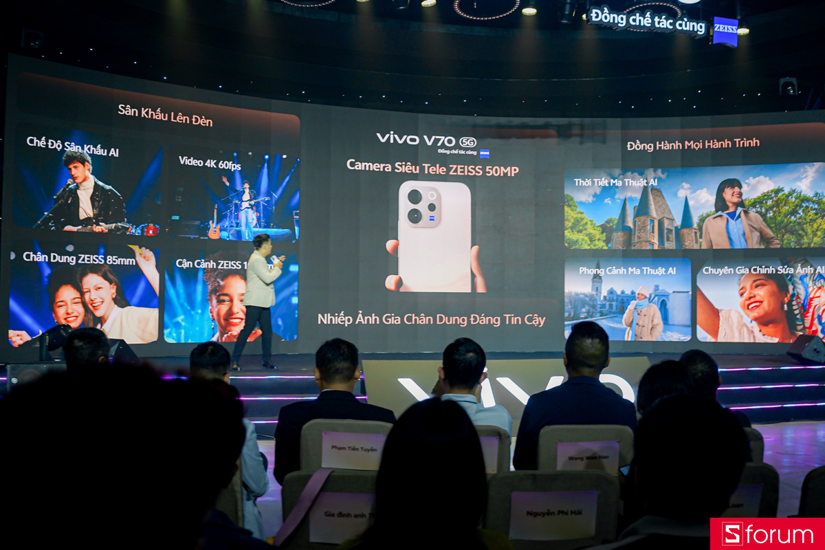 vivo V70 Series ra mắt Việt Nam