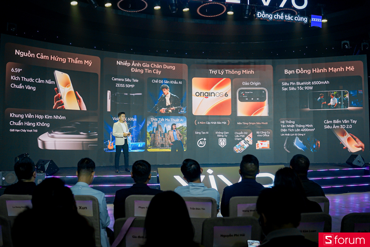 vivo V70 Series ra mắt Việt Nam