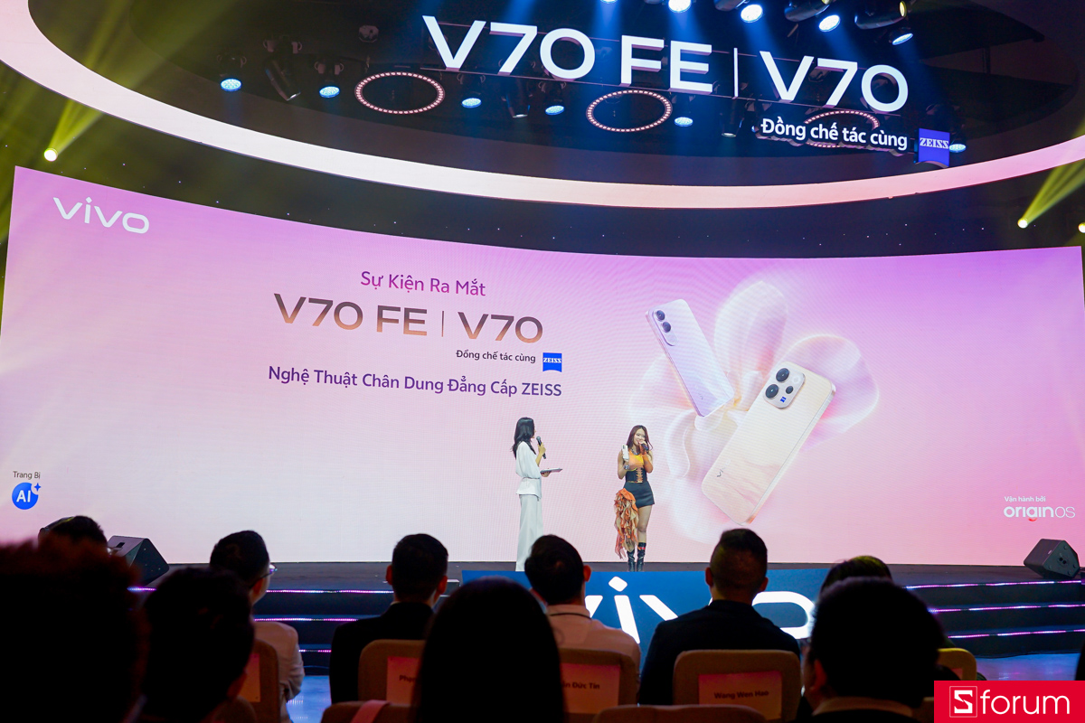 vivo V70 Series ra mắt Việt Nam