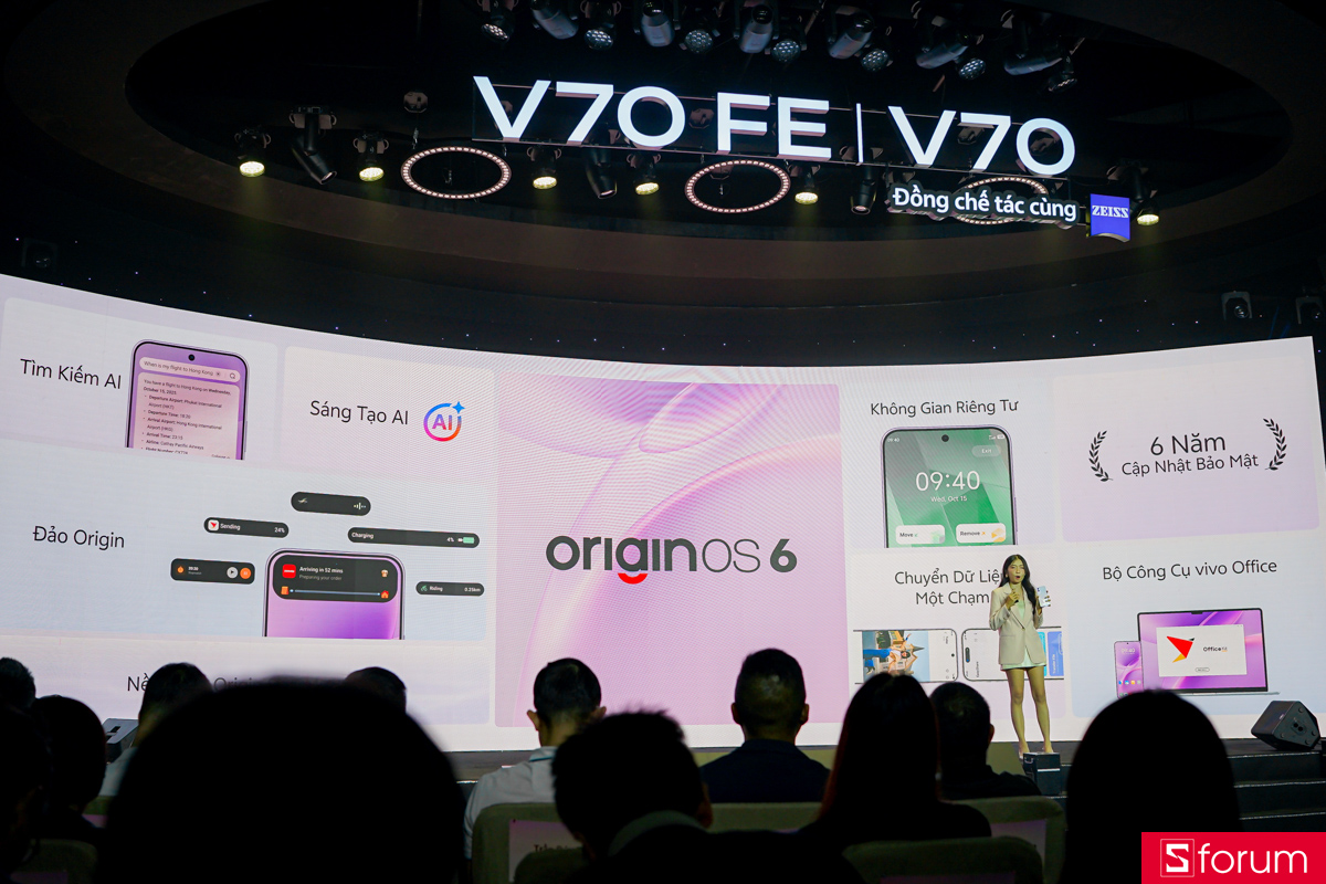 vivo V70 Series ra mắt Việt Nam