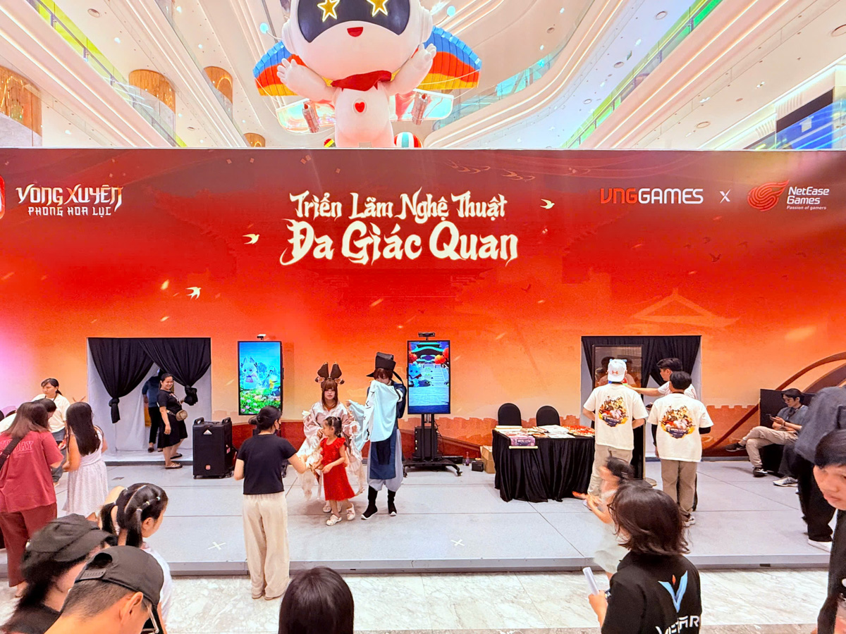Không gian triển lãm đa giác quan của game tại TP. Hồ Chí Minh