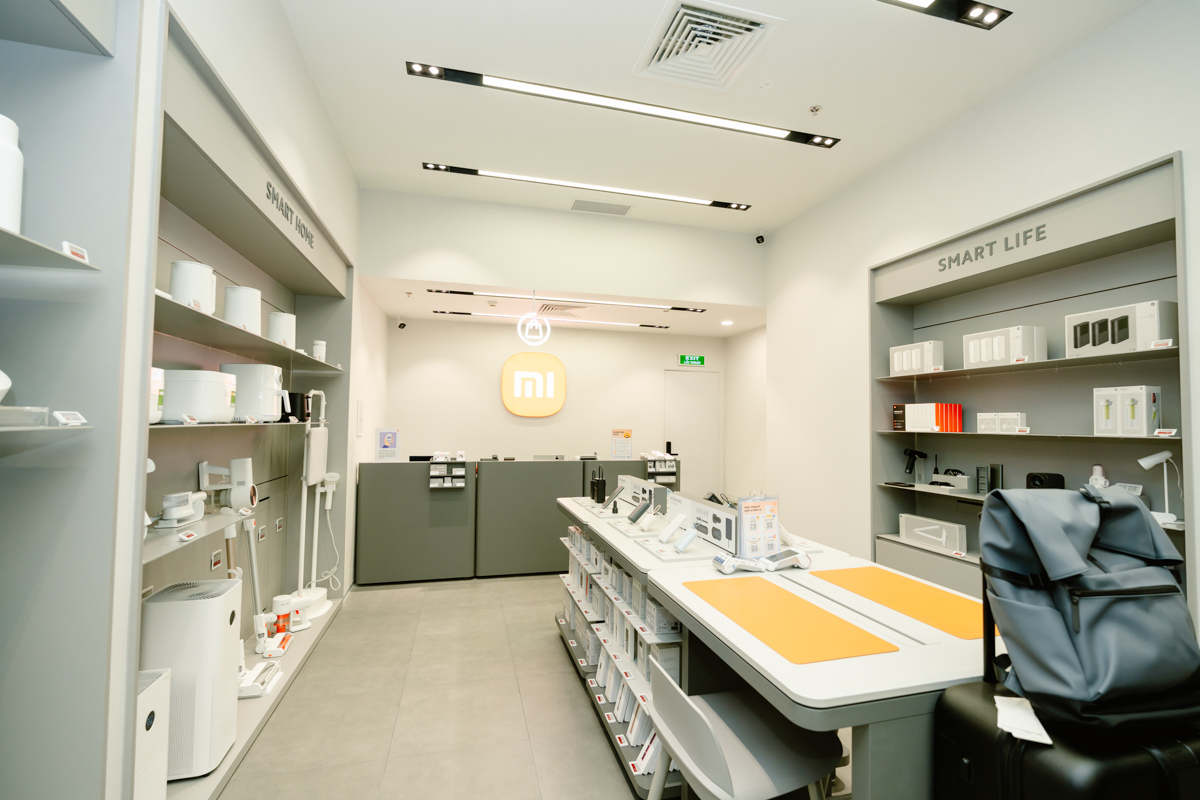 Không gian trưng bày sản phẩm tại Xiaomi Store