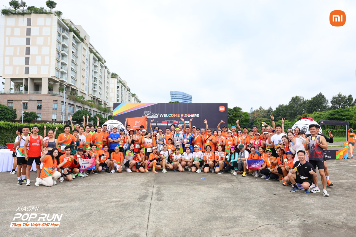 XIaomi POP Run quy tụ nhiều runner chuyên nghiệp và kết nối cộng đồng fan