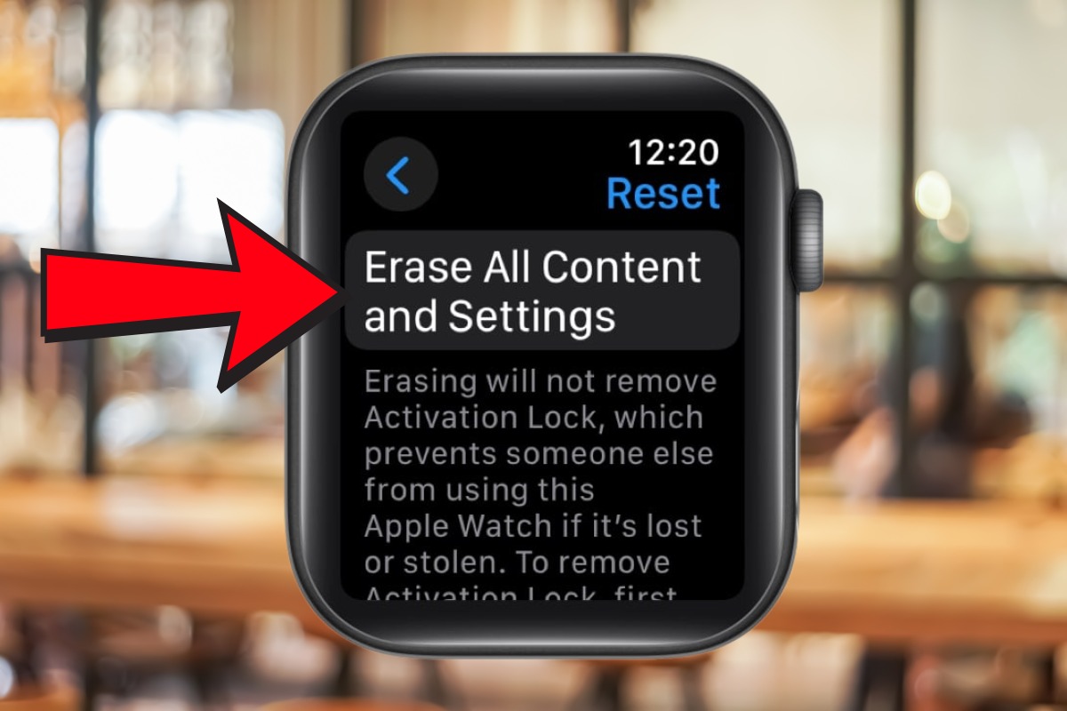 Khắc phục Apple Watch sạc không vào pin bằng cách xóa tất cả nội dung cài đặt đồng hồ - bước 3