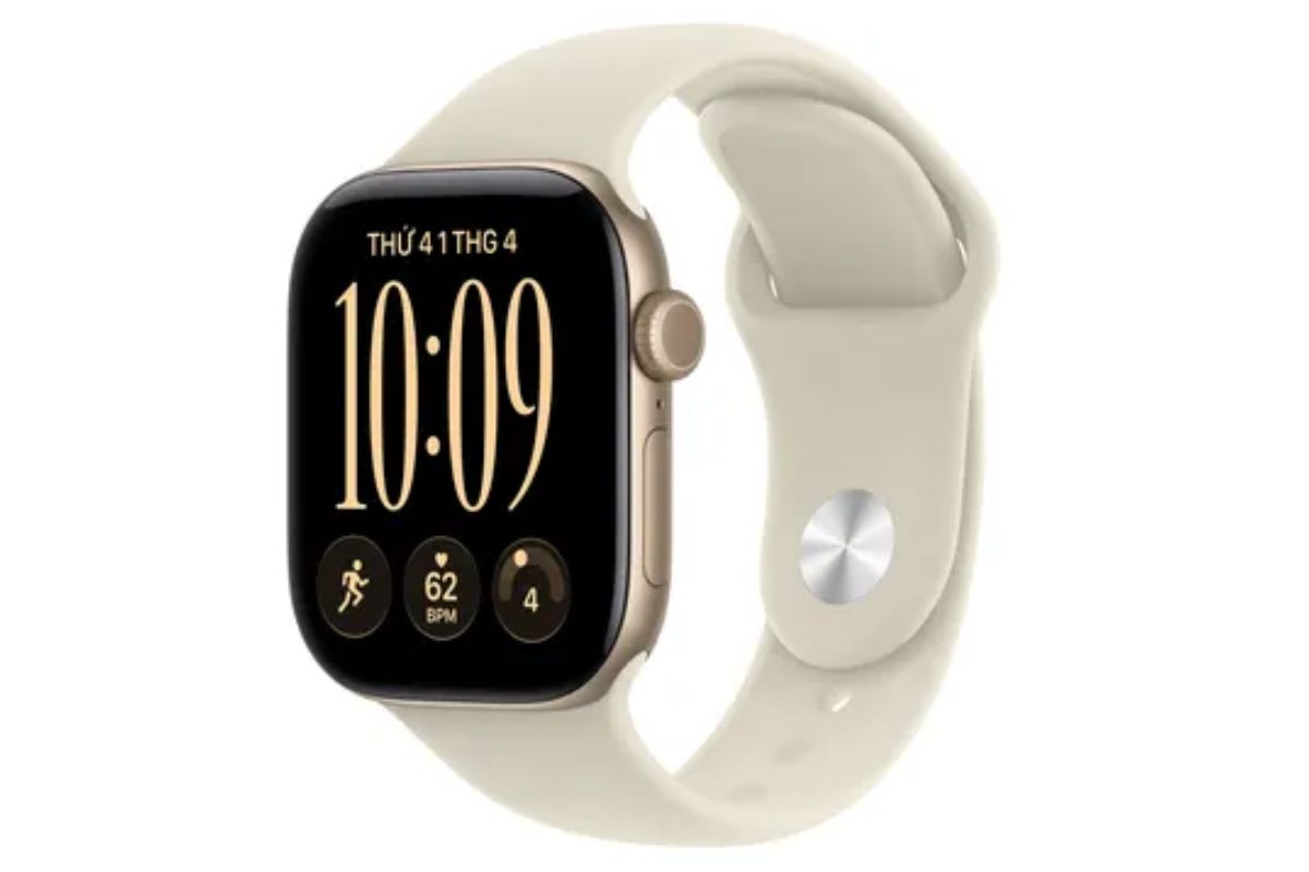 Apple Watch Series 12 có mấy màu viền nhôm? màu Vàng nhạt