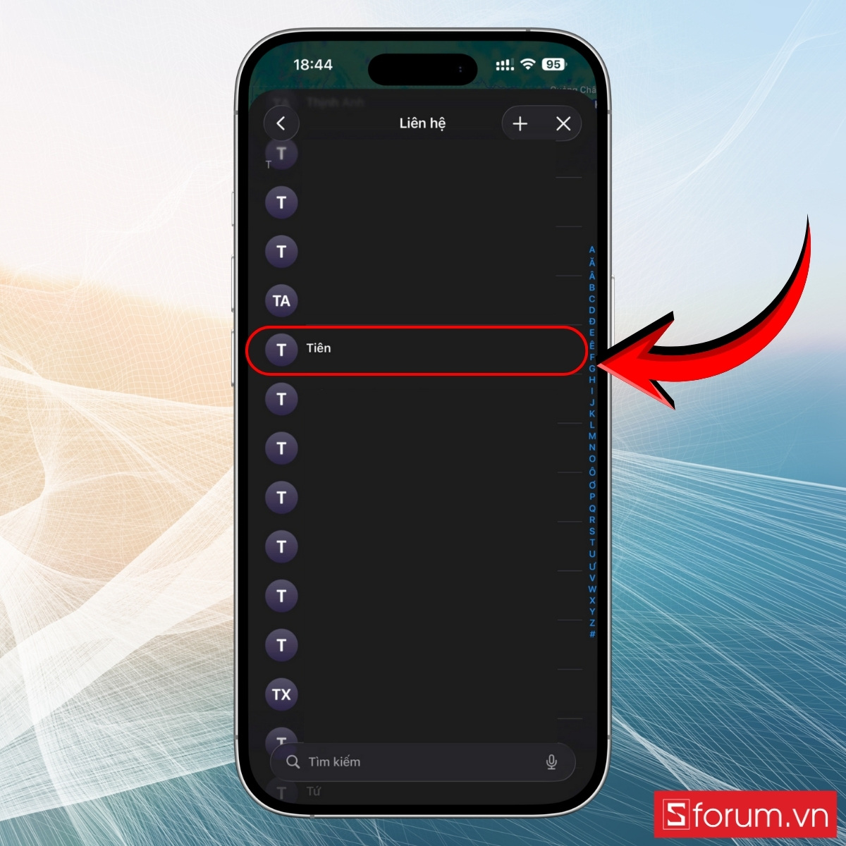 Nhấn Gửi để gửi lời mời chia sẻ định vị