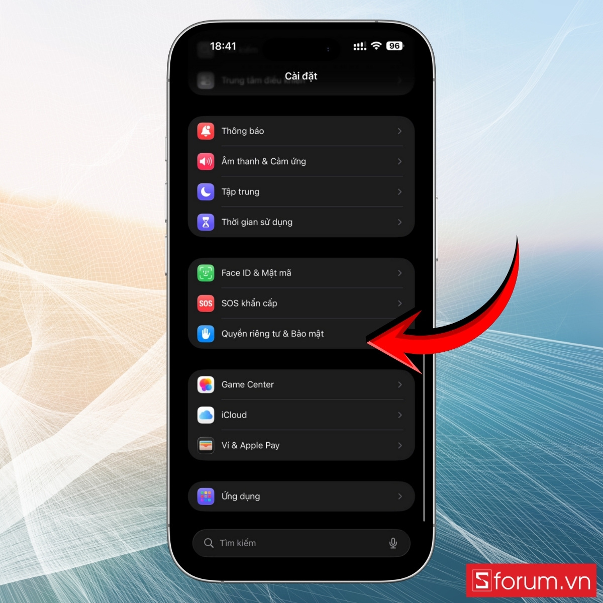 Cấp quyền truy cập vị trí cho Messenger