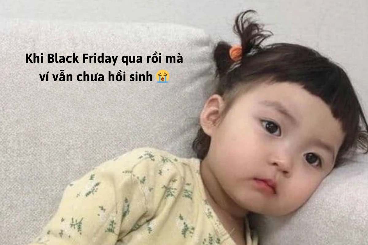 Tổng hợp ảnh Black Friday meme hài hước nhất cho ngày siêu khuyến mãi-35