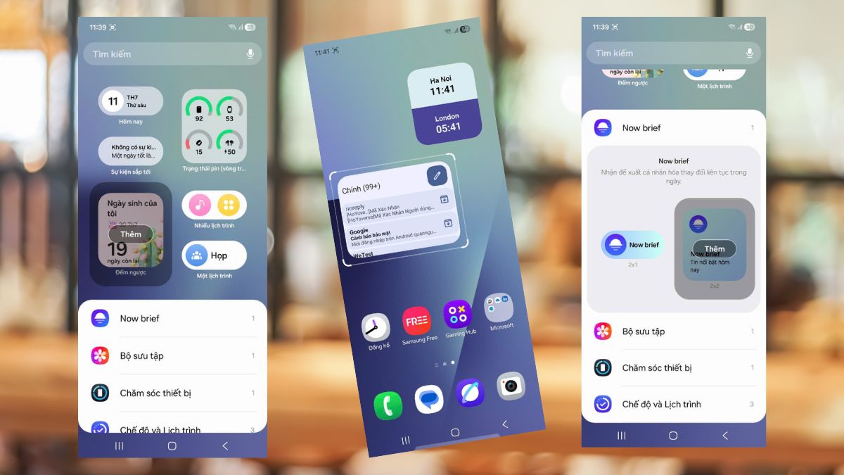 Hướng dẫn cá nhân hóa màn hình FlexWindow trên Galaxy Z Flip 7