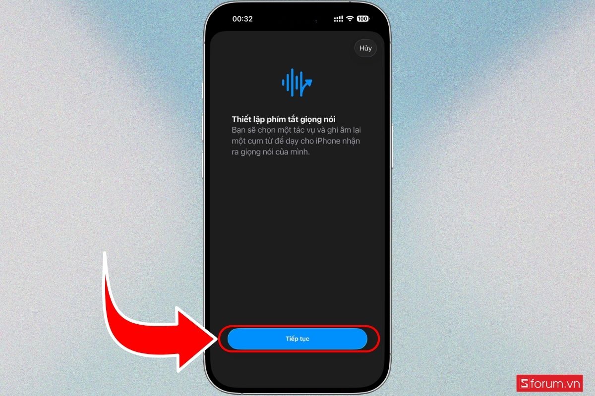 Cách tạo cụm từ riêng để kích hoạt Siri bước 2