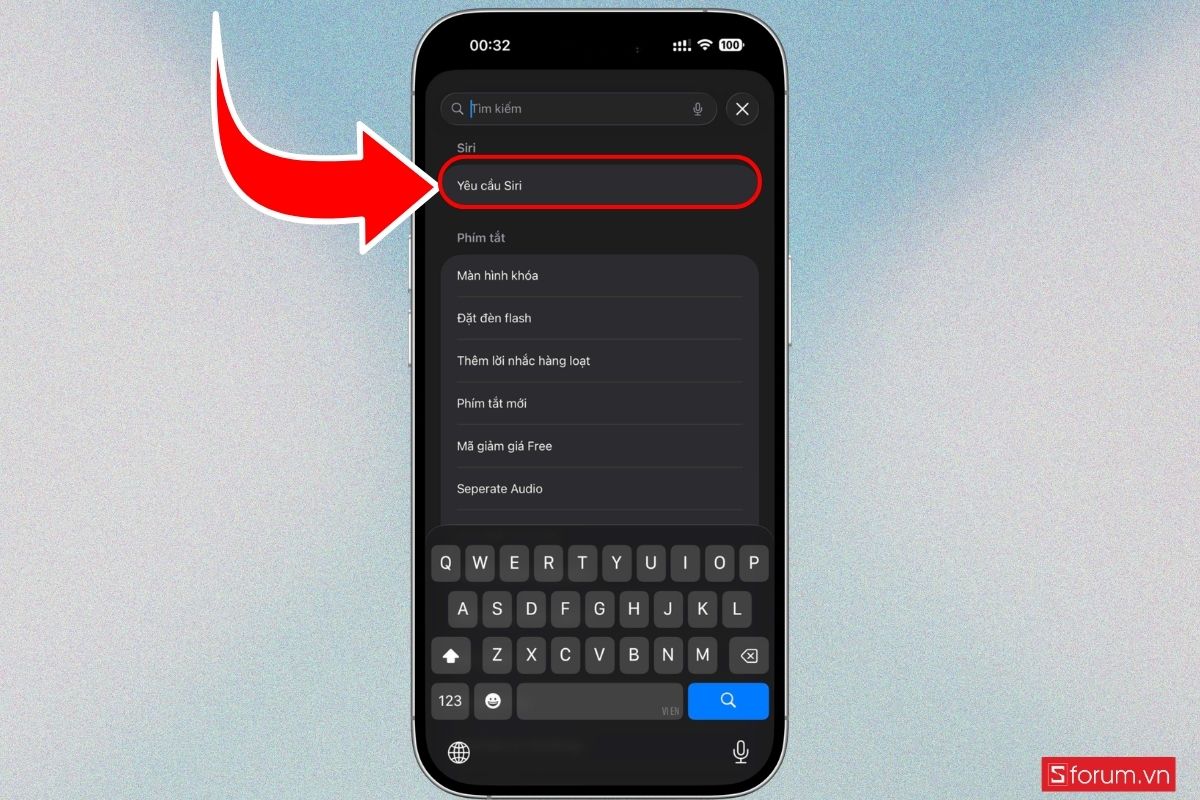 Cách tạo cụm từ riêng để kích hoạt Siri bước 3