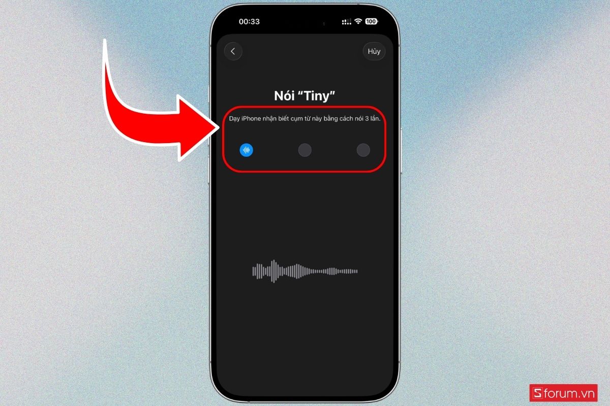 Cách tạo cụm từ riêng để kích hoạt Siri bước 5