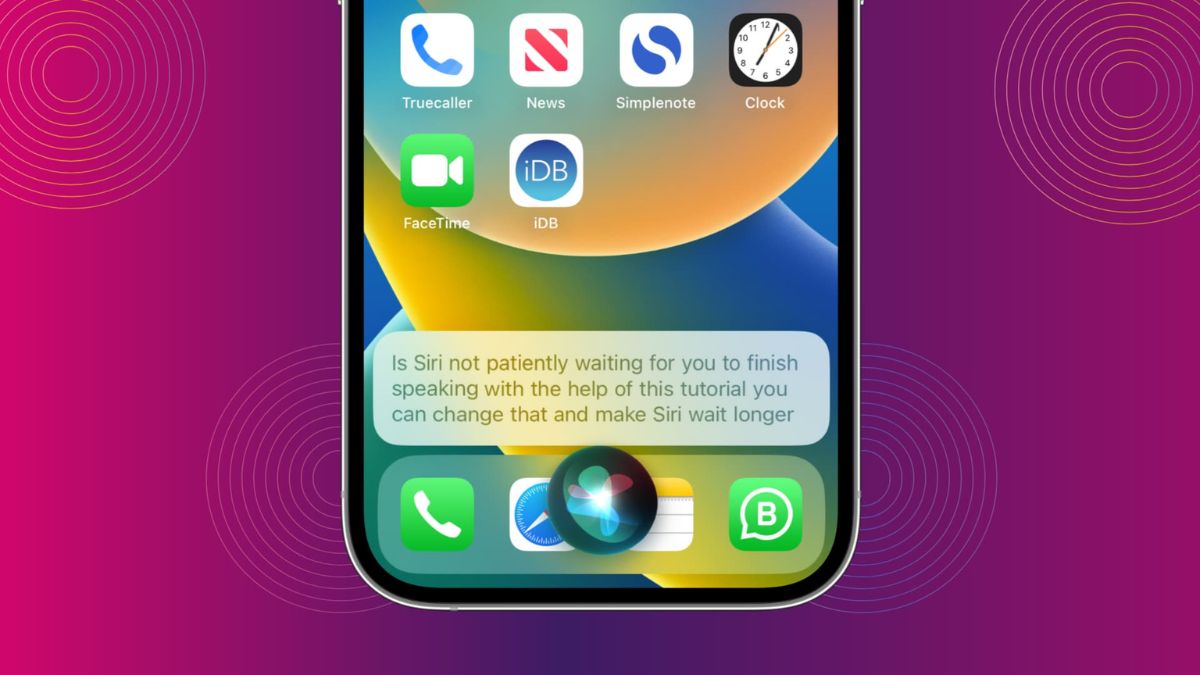 Cách bật Siri trên iPhone 18 Pro và iPhone 18 Pro Max chi tiết, dễ thực hiện
