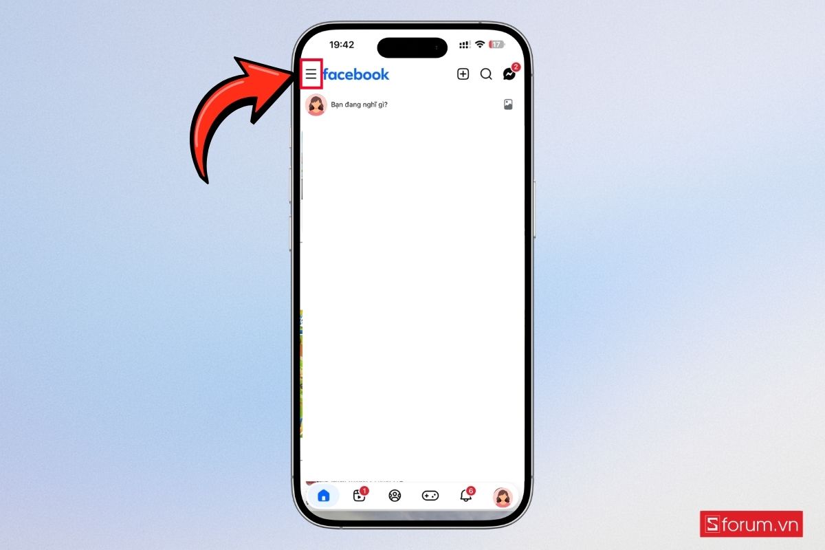 Cách chặn lời mời chơi game trên Facebook bằng điện thoại bước 2