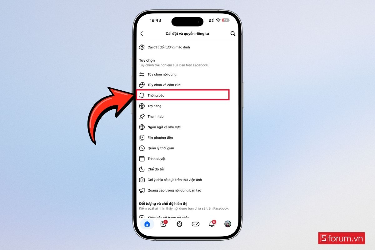 Cách chặn lời mời chơi game trên Facebook bằng điện thoại bước 4