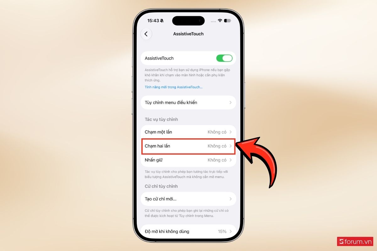 Chụp màn hình bằng thao tác chạm nhanh trên AssistiveTouch bước 4