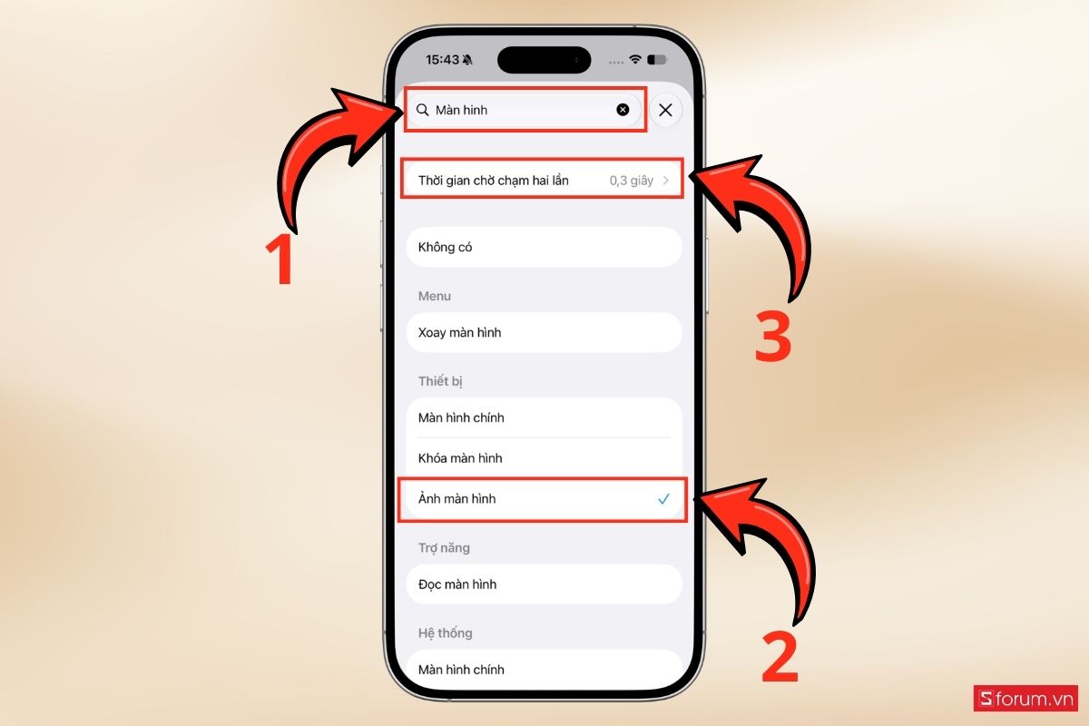 Chụp màn hình bằng thao tác chạm nhanh trên AssistiveTouch bước 5