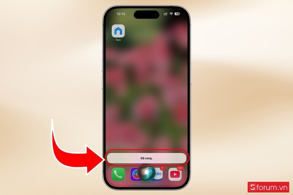 Chụp màn hình bằng hey siri trên iPhone bước 2