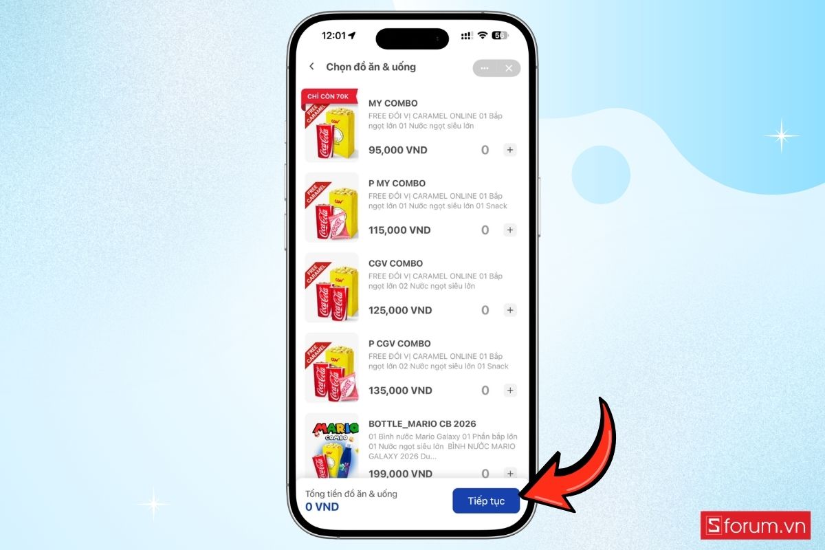 Cách mua vé xem Người nhện: Khởi đầu mới bằng ví VNPAY bước 6