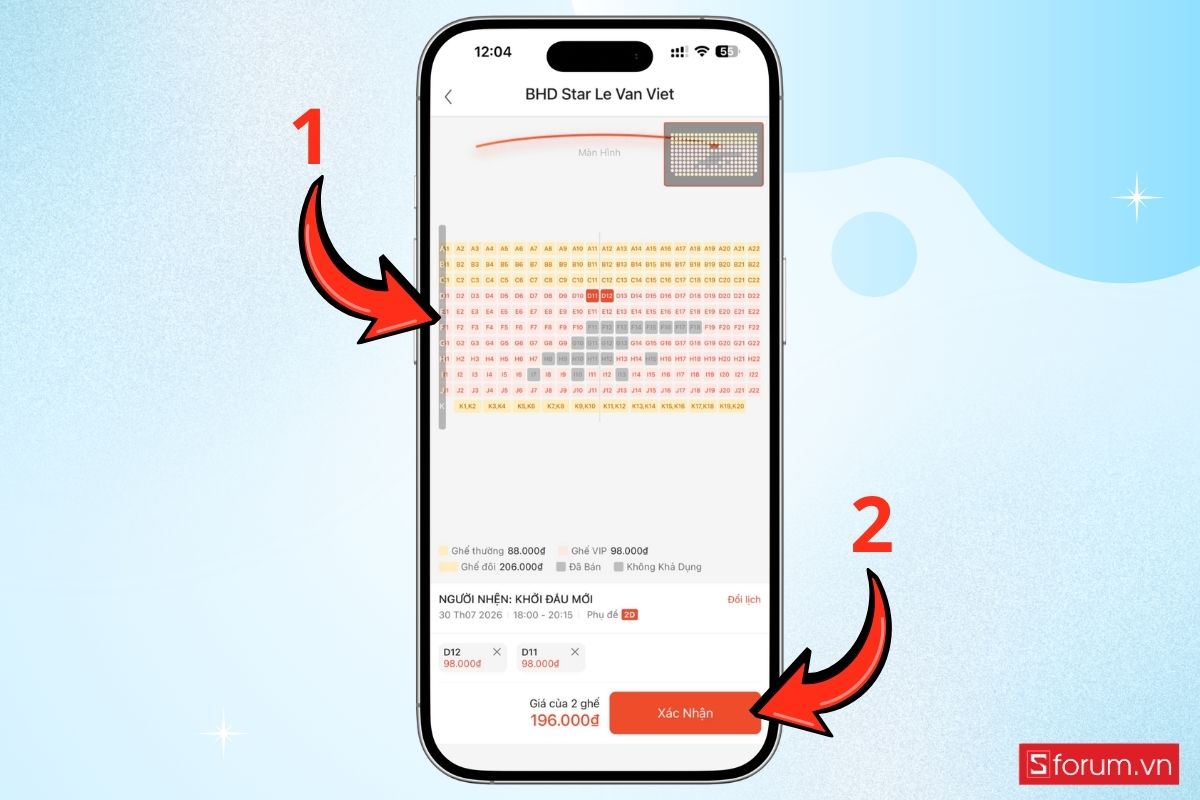 Cách đặt vé xem Người nhện: Khởi đầu mới qua Shopee Pay bước 7