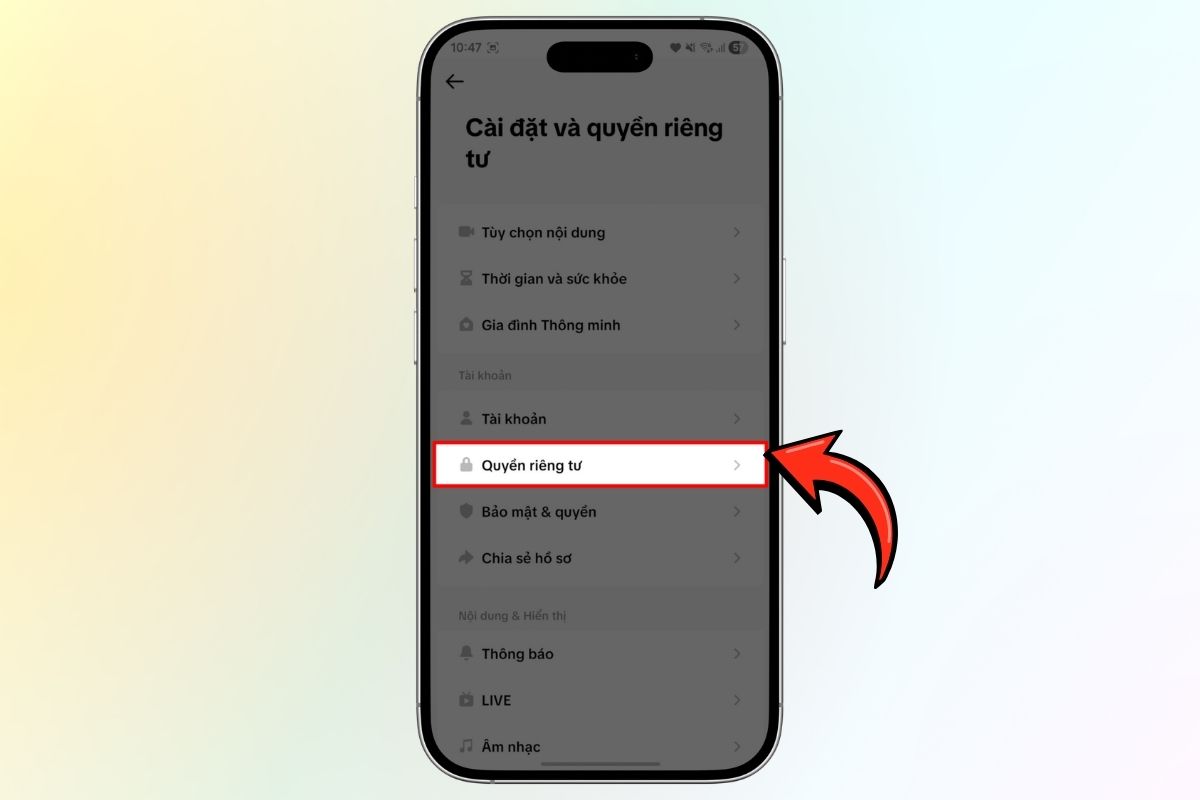 Xóa và ngắt toàn bộ dữ liệu đồng bộ bước 1
