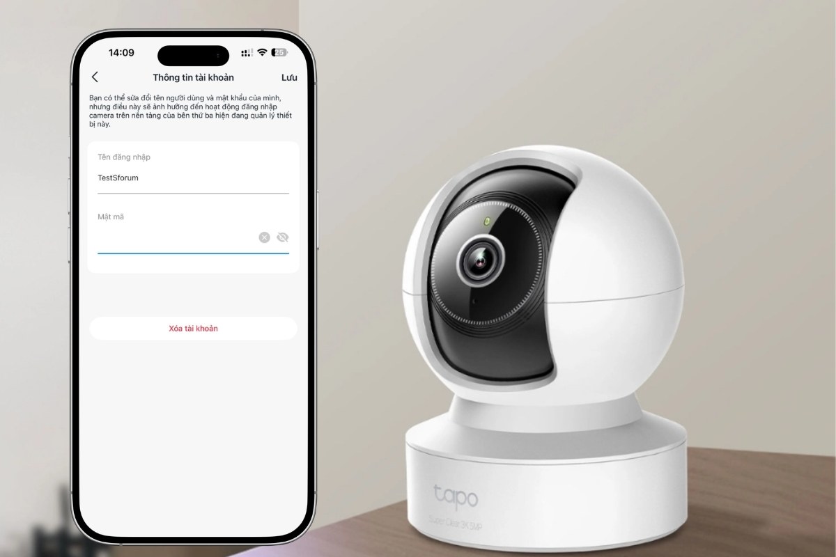 Cách đổi mật khẩu camera TP-Link Tapo đơn giản và tăng cường bảo mật